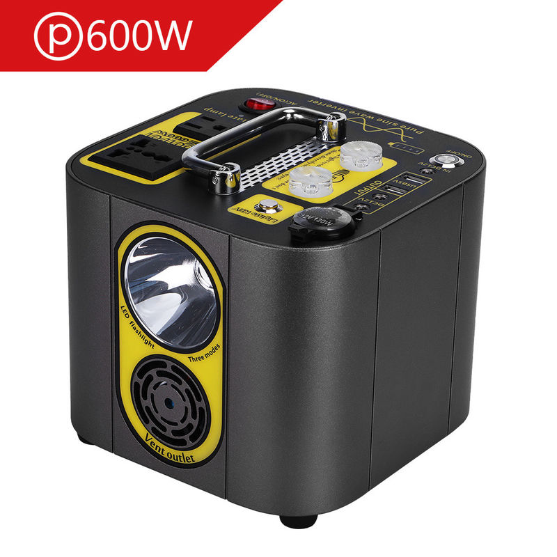 18650 Batteria Centrale elettrica portatile 467wh 126ah Fornitura 600W Picco 1000W Con USB Tipo C