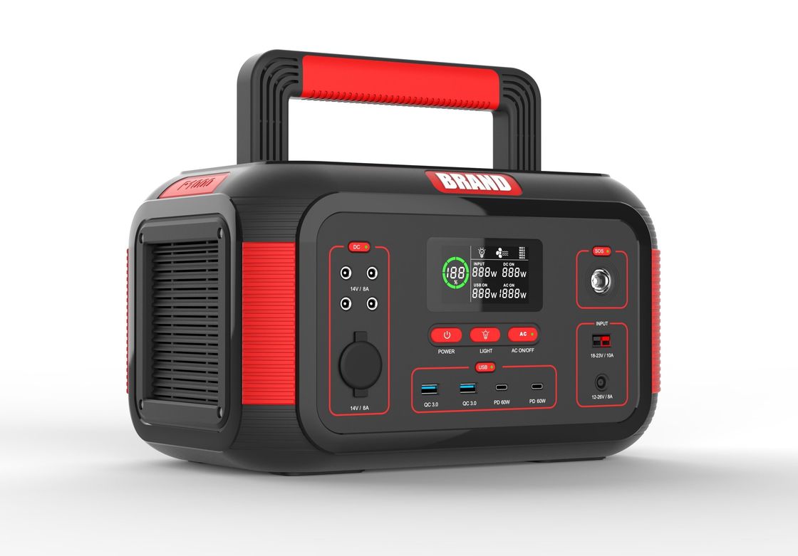 USB 1000W 22.2V 36.4ah Rechargeable Solar Portable Power Station per la casa in campeggio all'aperto