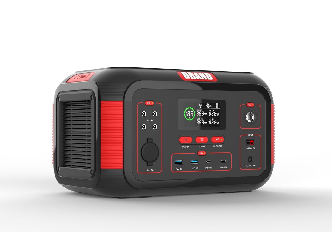 USB 1000W 22.2V 36.4ah Rechargeable Solar Portable Power Station per la casa in campeggio all'aperto