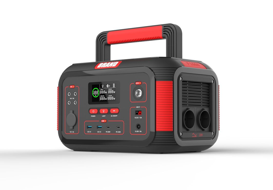 USB 1000W 22.2V 36.4ah Rechargeable Solar Portable Power Station per la casa in campeggio all'aperto