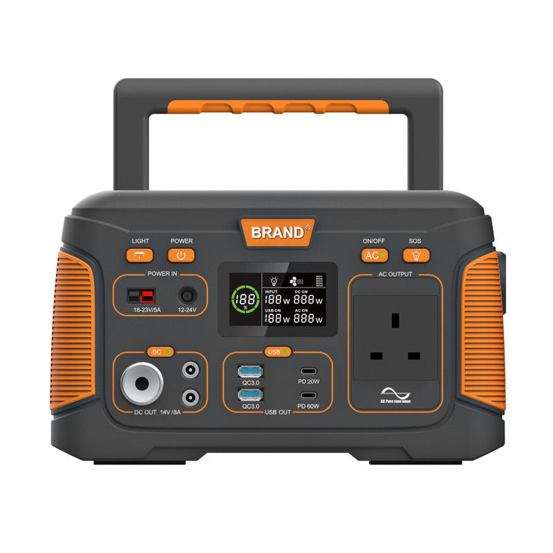 Stazione di batteria portatile all'aperto di 300W Fornitore di alimentazione mobile per picnic Stazione di alimentazione di 12V per la pesca in campeggio