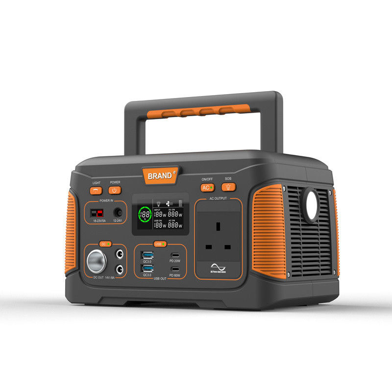 Stazione di batteria portatile all'aperto di 300W Fornitore di alimentazione mobile per picnic Stazione di alimentazione di 12V per la pesca in campeggio