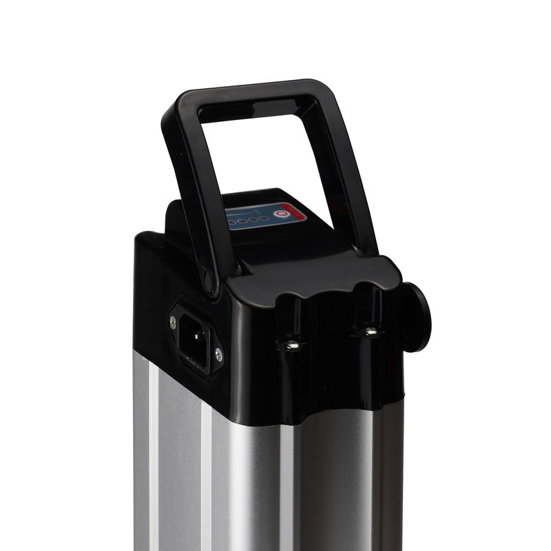 Batteria di ricambio per biciclette 1000W 24V 36V 48V 10ah 15ah 20ah Batteria aspirapolvere Batteria per biciclette 18650 Batteria per cellule Downtube Silver Fish Style