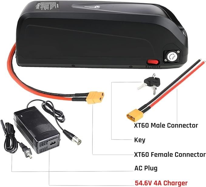 OEM Impulse Battery 48V 15.6ah 17.4ah, 19.2ah, E Bike Replacement Battery Fit Panasonic Bicicletta elettrica