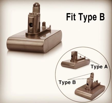 Batteria sostitutiva Li Ion Dyson 21.6V 1500mAh Per aspirapolvere senza fili Dyson DC16