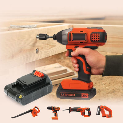 Batterie per utensili elettrici senza fili Li Ion Black & Decker 20V 2500mAh