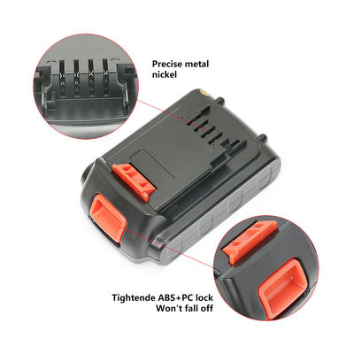 Batterie ricaricabili per utensili elettrici Black & Decker 20V 3000mAh