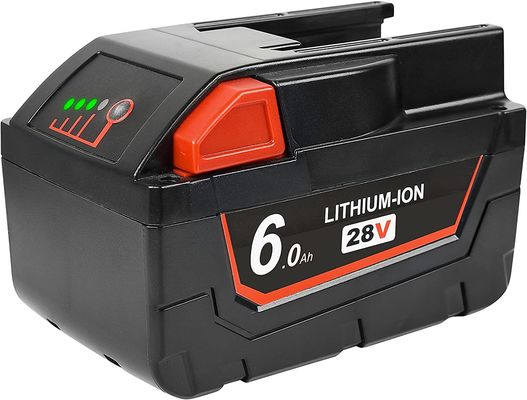 10 anni sostituzione di fabbrica 28V alta tensione batteria per utensili elettrici Milwaukee 6000mAh con 1 anno di garanzia