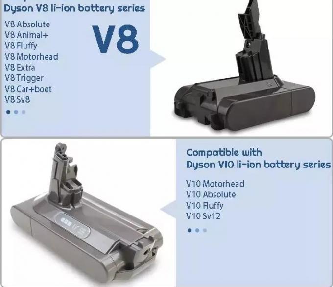 21.6v 2500mah Dyson aspirapolvere sostituzione della batteria per V6 V8 V10 3