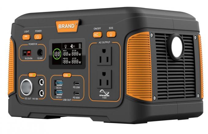 USB 500W 14.8V 30ah Rechargeable Power Station solare portatile per la casa campeggio all'aperto 4