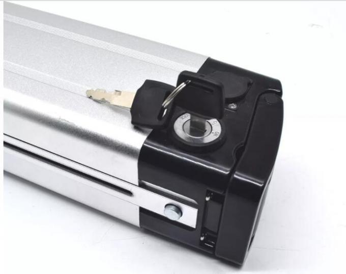 36V 13h 468 Wh Silver Fish Ebike Batteria Top Discharge RCA Port di ricarica 3