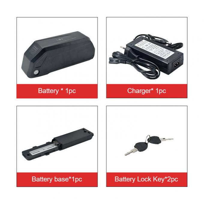 Sostituzione Hailong 48V 1000W Batteria per veicoli elettrici con caricabatterie E-Bike Sostituzione batteria al litio 3